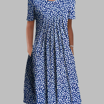 Women’s Floral Pocket Midi Dress