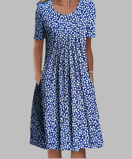 Women’s Floral Pocket Midi Dress