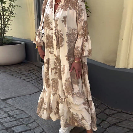 Women’s Flowing Boho Maxi Dress