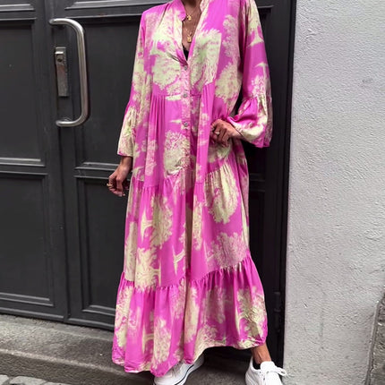 Women’s Flowing Boho Maxi Dress
