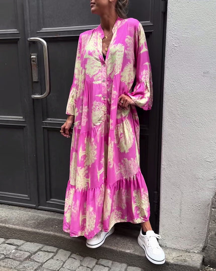 Women’s Flowing Boho Maxi Dress