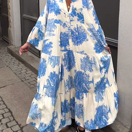 Women’s Flowing Boho Maxi Dress