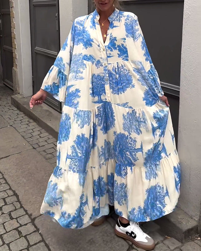 Women’s Flowing Boho Maxi Dress