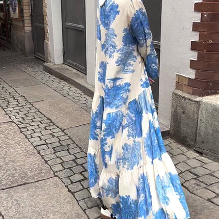 Women’s Flowing Boho Maxi Dress