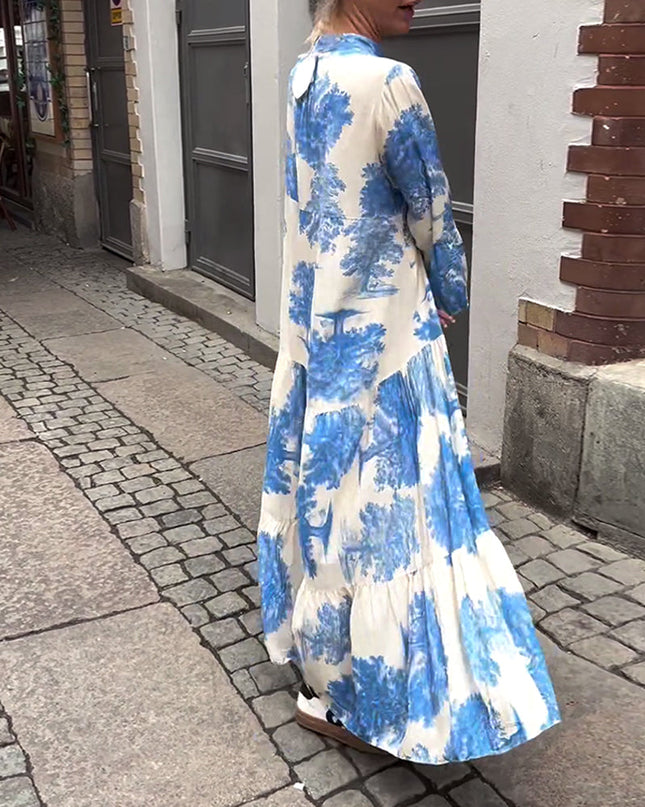 Women’s Flowing Boho Maxi Dress