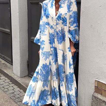 Women’s Flowing Boho Maxi Dress