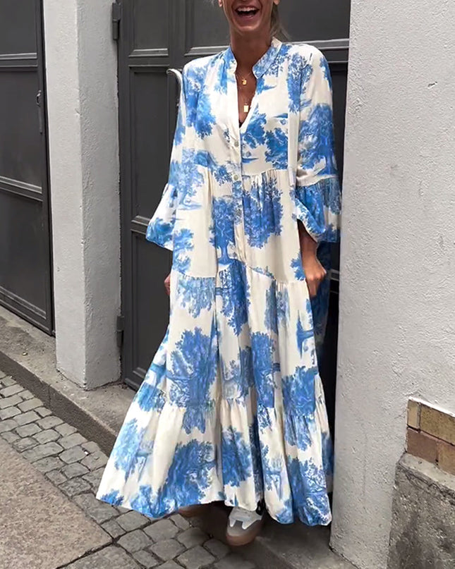 Women’s Flowing Boho Maxi Dress