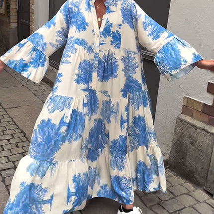 Women’s Flowing Boho Maxi Dress