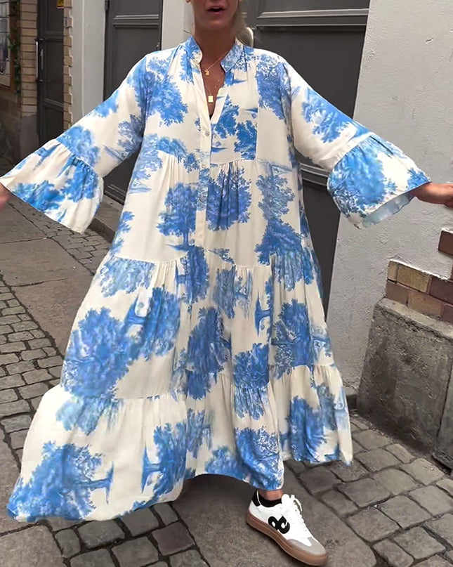 Women’s Flowing Boho Maxi Dress