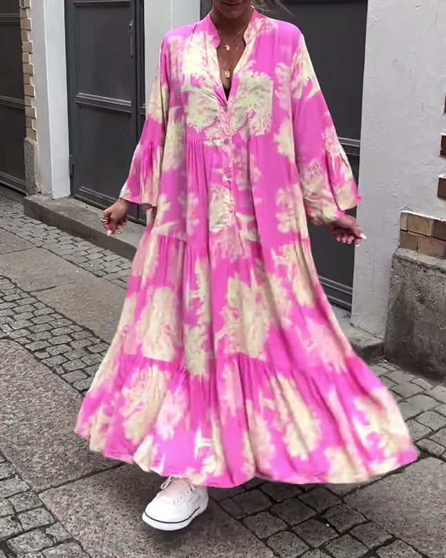Women’s Flowing Boho Maxi Dress