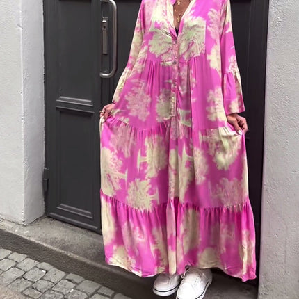 Women’s Flowing Boho Maxi Dress