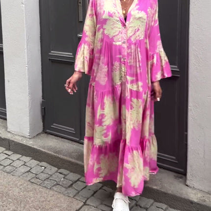 Women’s Flowing Boho Maxi Dress