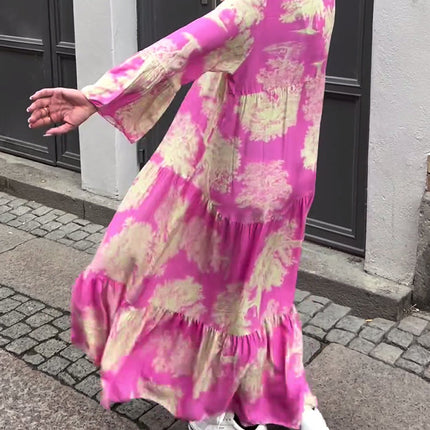 Women’s Flowing Boho Maxi Dress