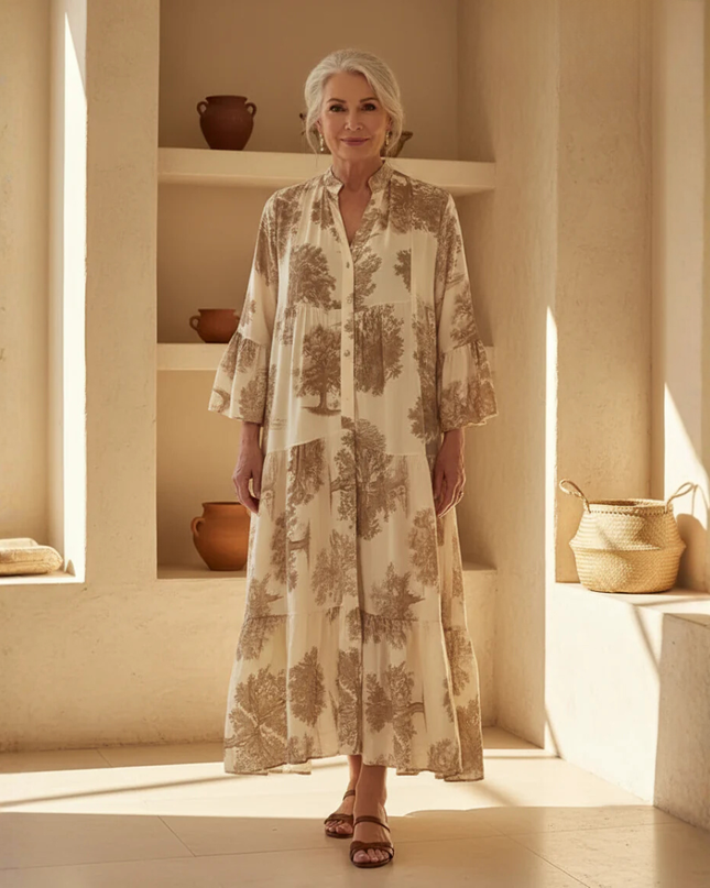 Women’s Flowing Boho Maxi Dress