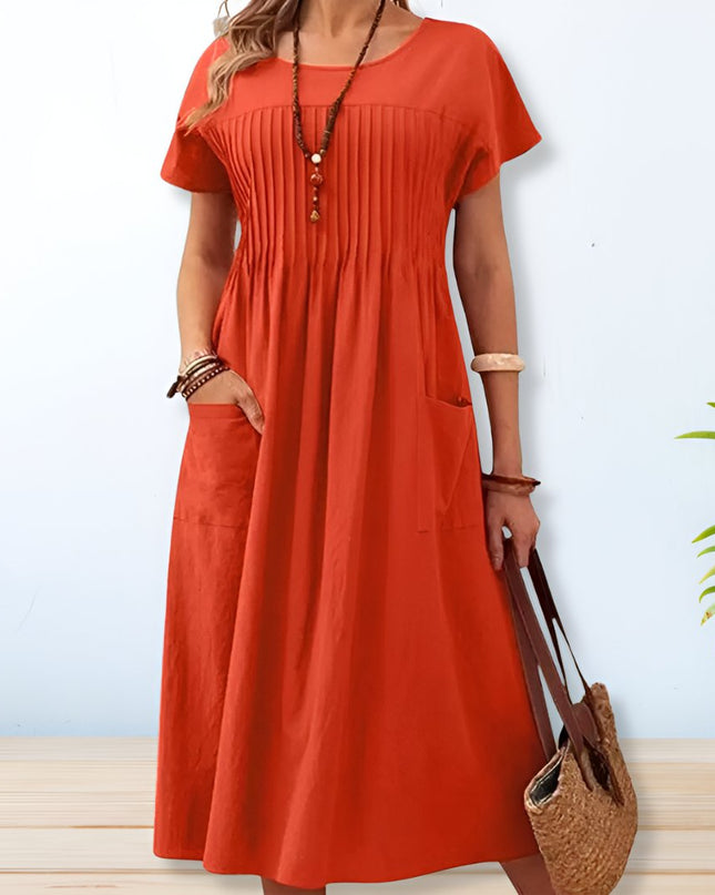 Women’s Flowing Pintuck Dress