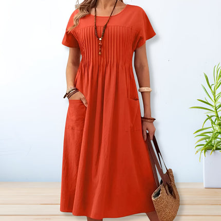 Women’s Flowing Pintuck Dress
