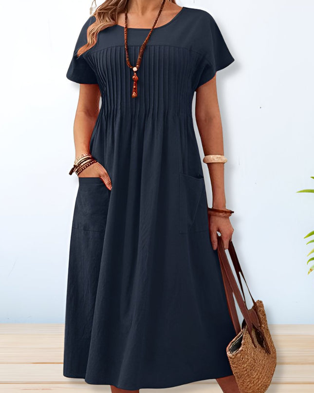 Women’s Flowing Pintuck Dress