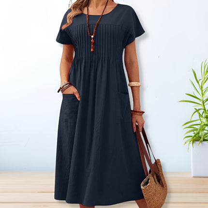 Women’s Flowing Pintuck Dress
