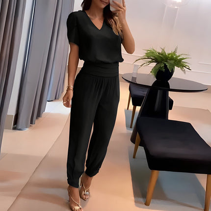 Women’s Geometric Wide Leg Trouser Set