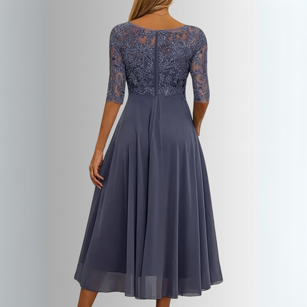 Women’s Lace Bodice Midi Dress