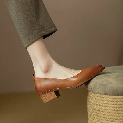 Women’s Low Block Heel Pumps