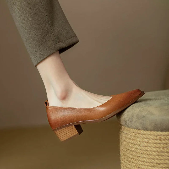 Women’s Low Block Heel Pumps