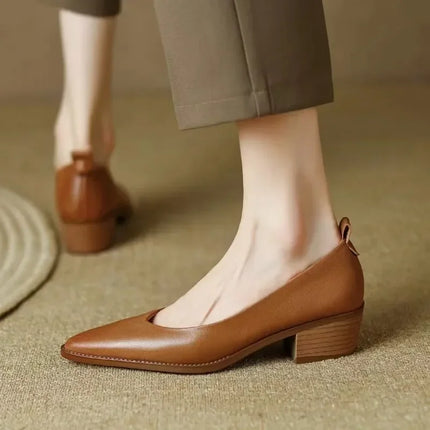 Women’s Low Block Heel Pumps