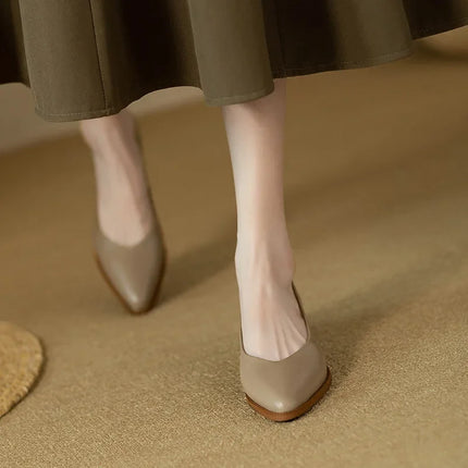 Women’s Low Block Heel Pumps
