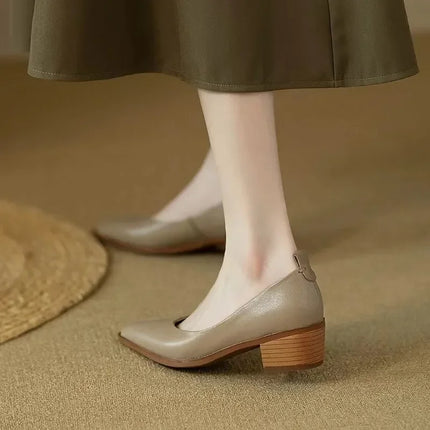 Women’s Low Block Heel Pumps