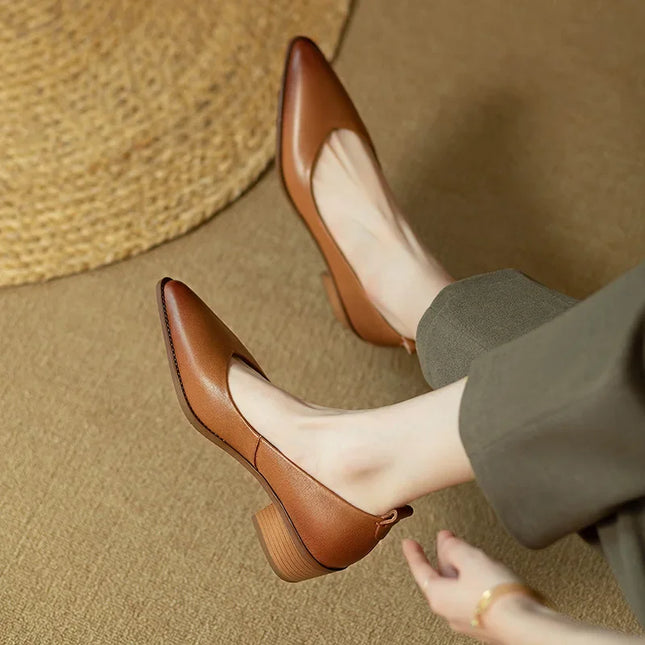 Women’s Low Block Heel Pumps