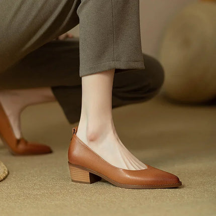 Women’s Low Block Heel Pumps