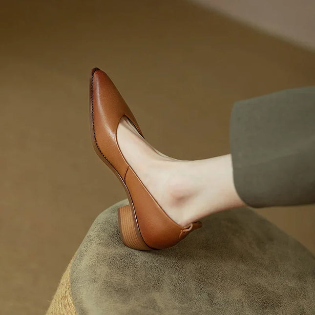Women’s Low Block Heel Pumps