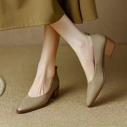 Women’s Low Block Heel Pumps