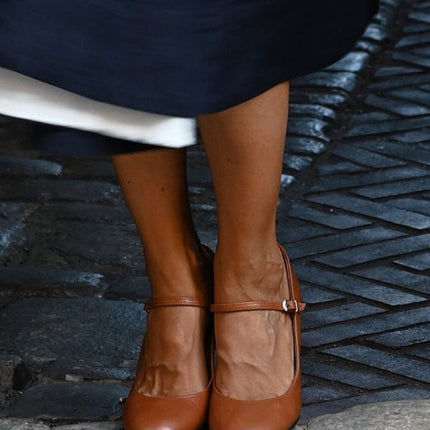 Women’s Mary Jane Block Heel Pumps