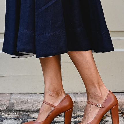 Women’s Mary Jane Block Heel Pumps
