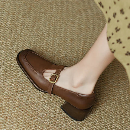 Women’s Mary Jane Mule Block Heels