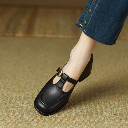 Women’s Mary Jane Mule Block Heels