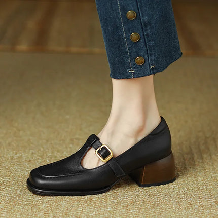 Women’s Mary Jane Mule Block Heels