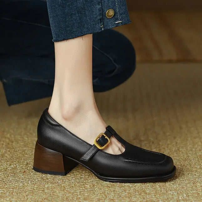 Women’s Mary Jane Mule Block Heels