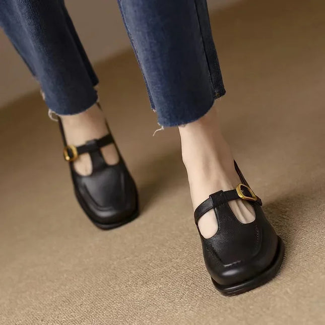 Women’s Mary Jane Mule Block Heels