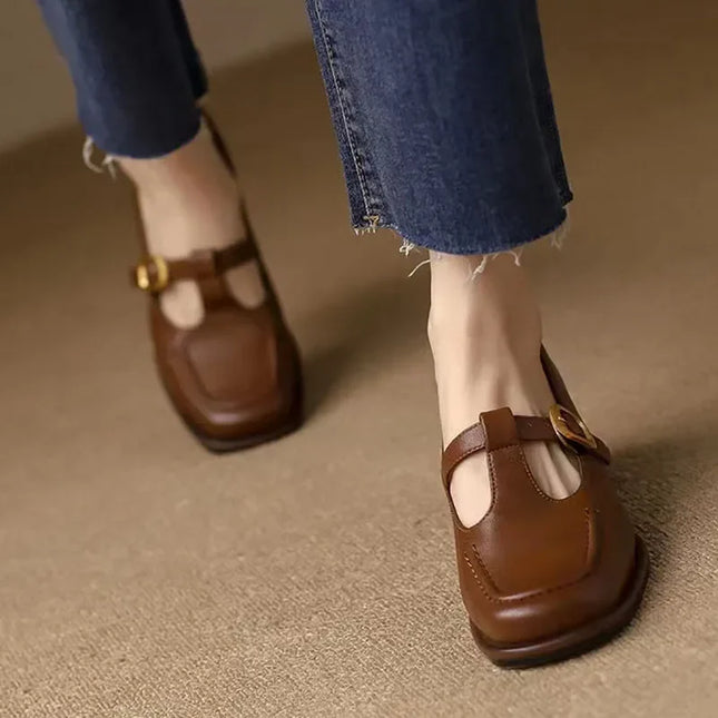 Women’s Mary Jane Mule Block Heels