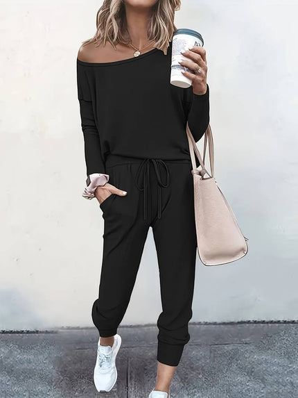 Women’s Off-Shoulder Lounge Set