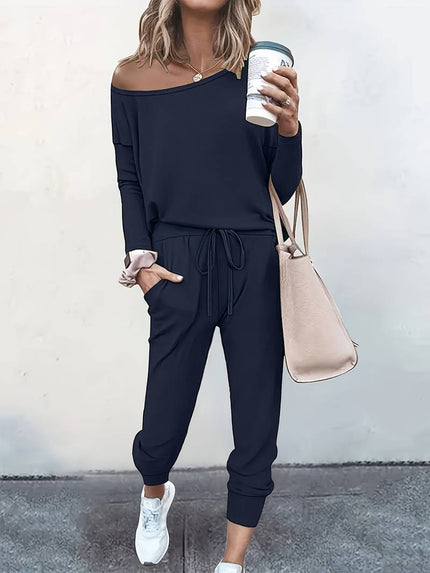 Women’s Off-Shoulder Lounge Set