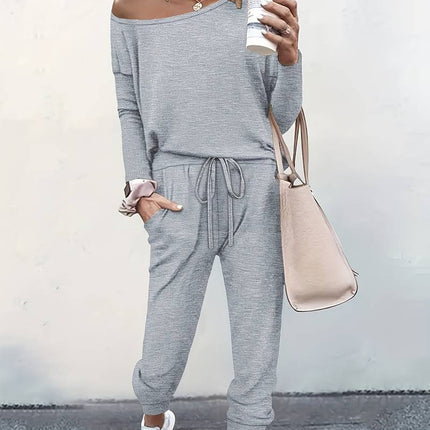 Women’s Off-Shoulder Lounge Set