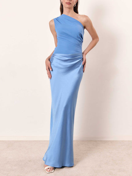 Women’s One-Shoulder Summer Maxi Wedding Guest Dress