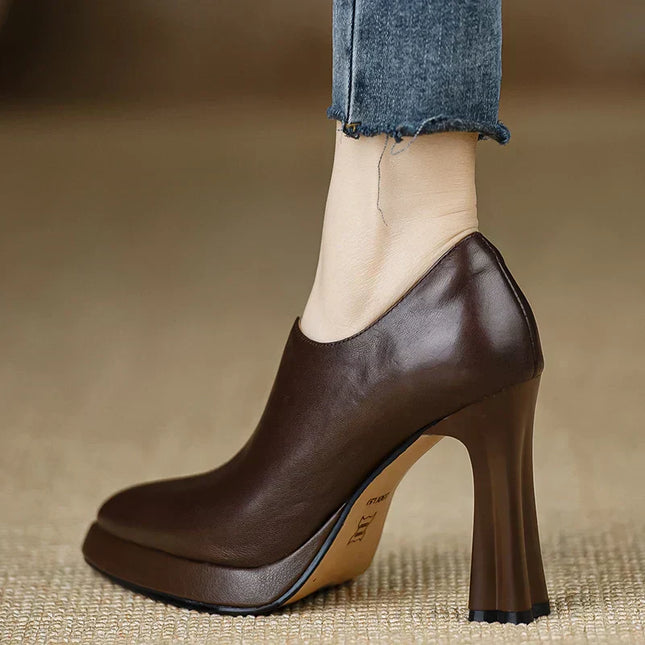 Women’s Platform Block Heel Pumps