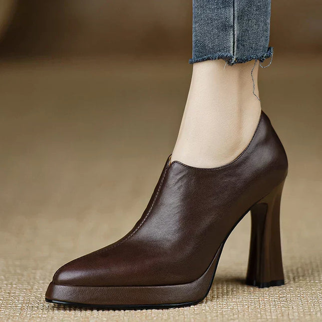 Women’s Platform Block Heel Pumps