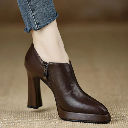 Women’s Platform Block Heel Pumps