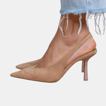 Women’s Pointed Toe Slingback Heels