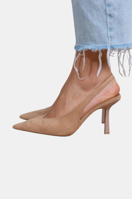 Women’s Pointed Toe Slingback Heels